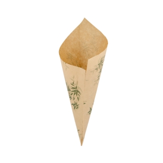 Cono di carta pergamina antigrasso Green lati cm 29,5x21 gr 250 