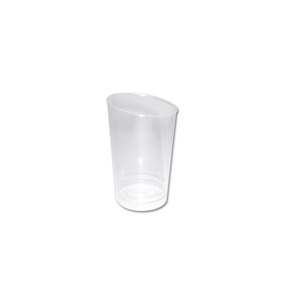 Bicchierino Conico Maxi in plastica trasparente cc 120      