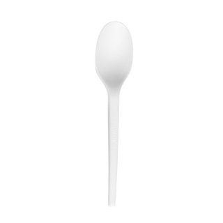 Cucchiaio bianco in cpla cm 16,5 