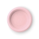 Piatto piano in polpa di cellulosa Ø cm 18 rosa peonia