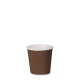 Bicchiere caffè brown in cartoncino politenato 3oz 75 ml 