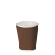 Bicchiere cappuccino brown in cartoncino politenato 6oz 180 ml