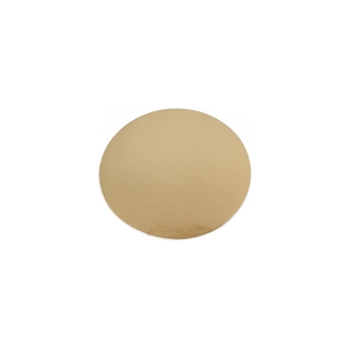 Disco oro cm 14 di cartone liscio gr/mq 1.050 