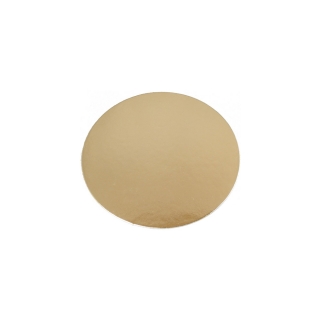 Disco oro cm 16 di cartone liscio gr/mq 2.400 