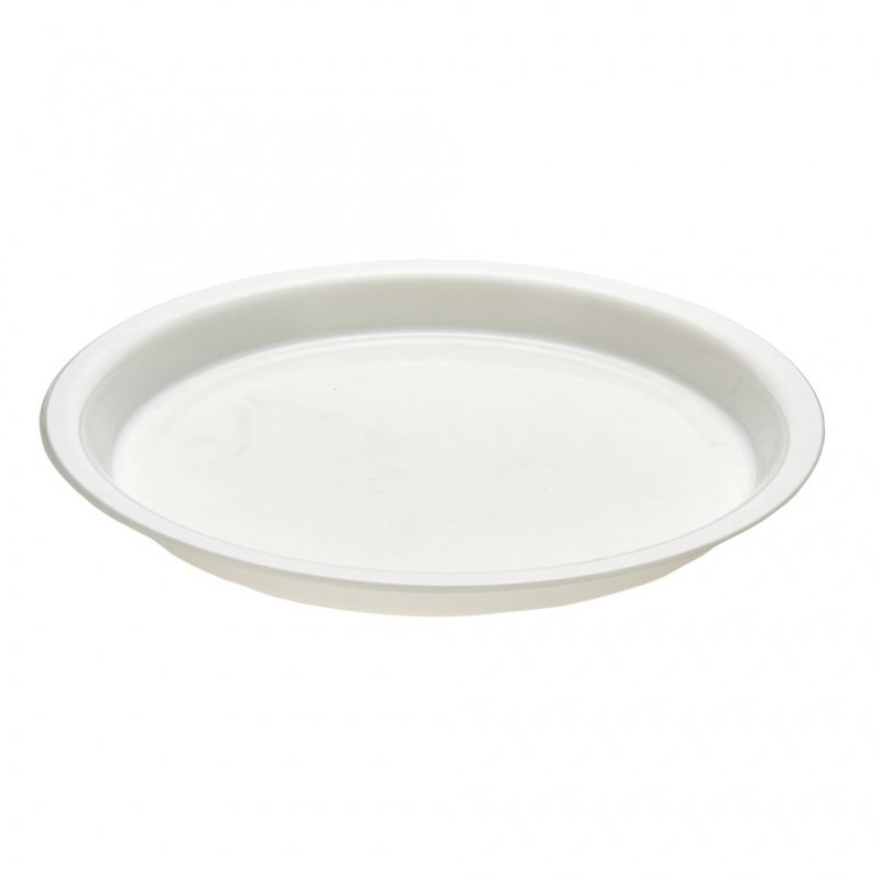 Piatto di plastica bianco Ø cm 26 