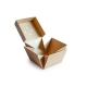 Scatola per hamburgher in cartoncino riciclato cm 12,2x4,8x10,2