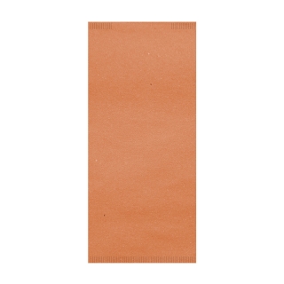 Busta porta posate di carta paglia arancio