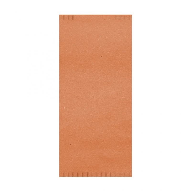 Busta porta posate di carta paglia arancio