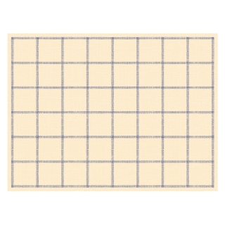 Tovaglietta 30x40 carta a quadri blu