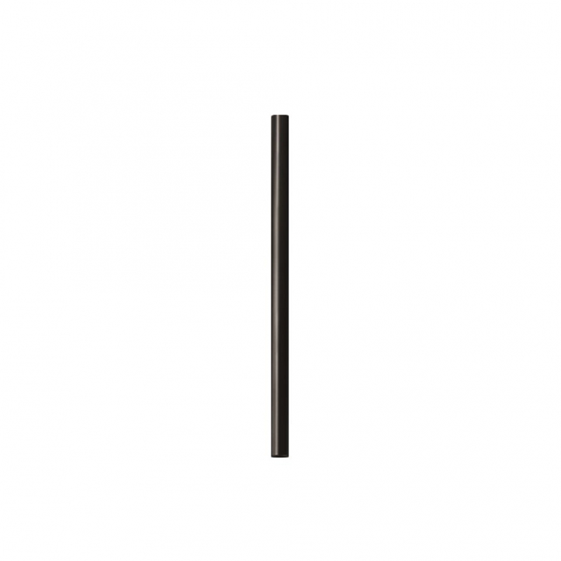 Cannuccia nera compostabile in PLA diametro mm 7 altezza cm 13,5 