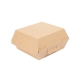 Scatola per Hamburger in cartoncinoavana compostabile a chiusura SAFE cm 13x12,5x6,2