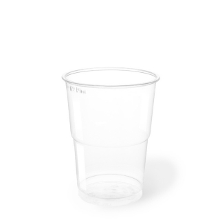 Bicchiere in Pet trasparente cc 300 tacca a 250
