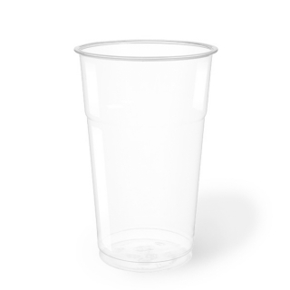 Bicchiere in Pet trasparente cc 500 tacca a 400