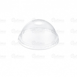 Coperchio dome con foro in Pet per bicchiere cc 300 base larga/390